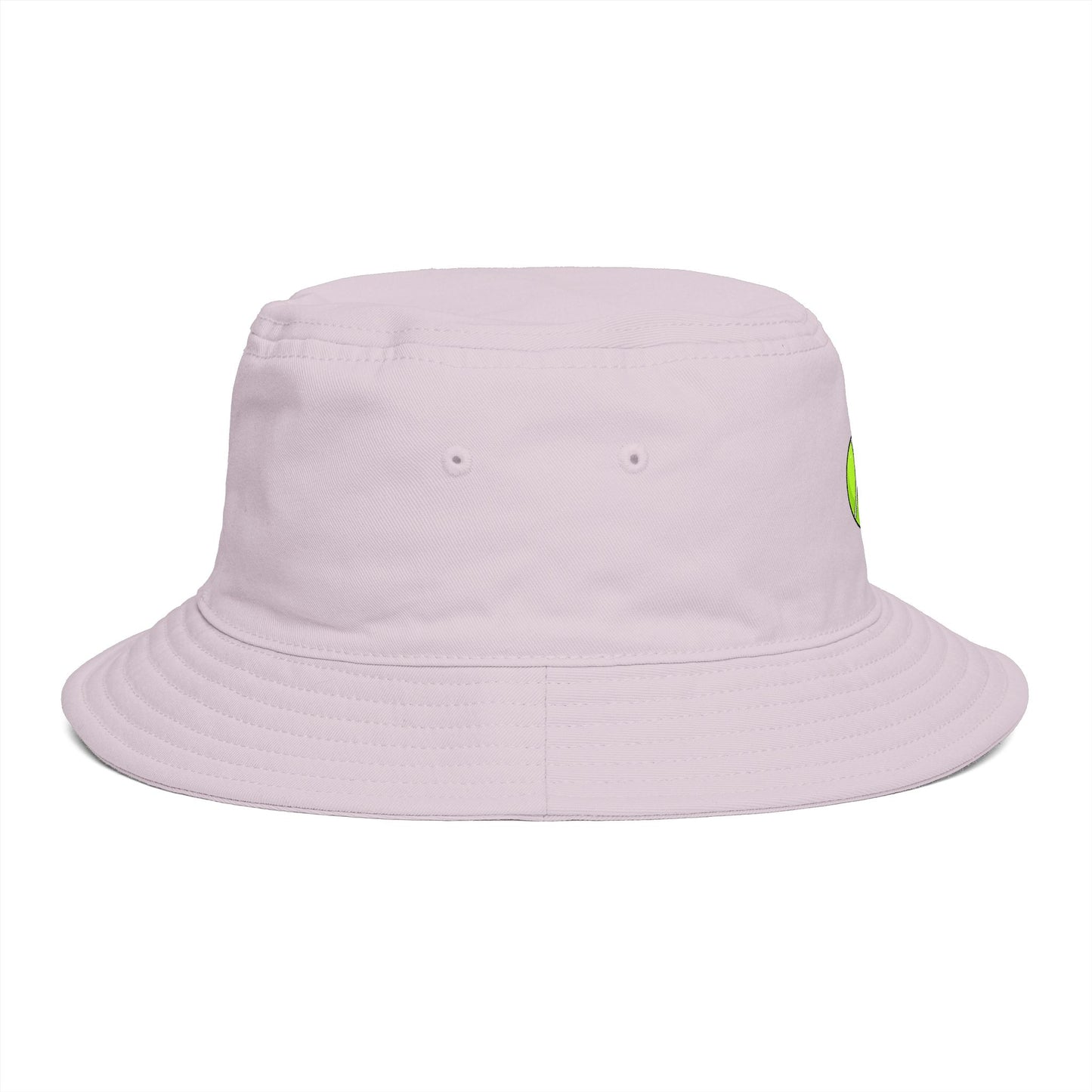Tennis Ball Brown Bucket Hat — Retro Sport Casual Sun Hat