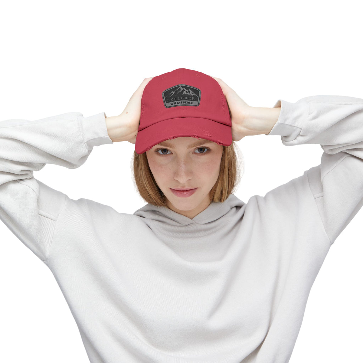 Explorer Wild Spirit Distressed Cap — Mountain Outdoors Dad Hat