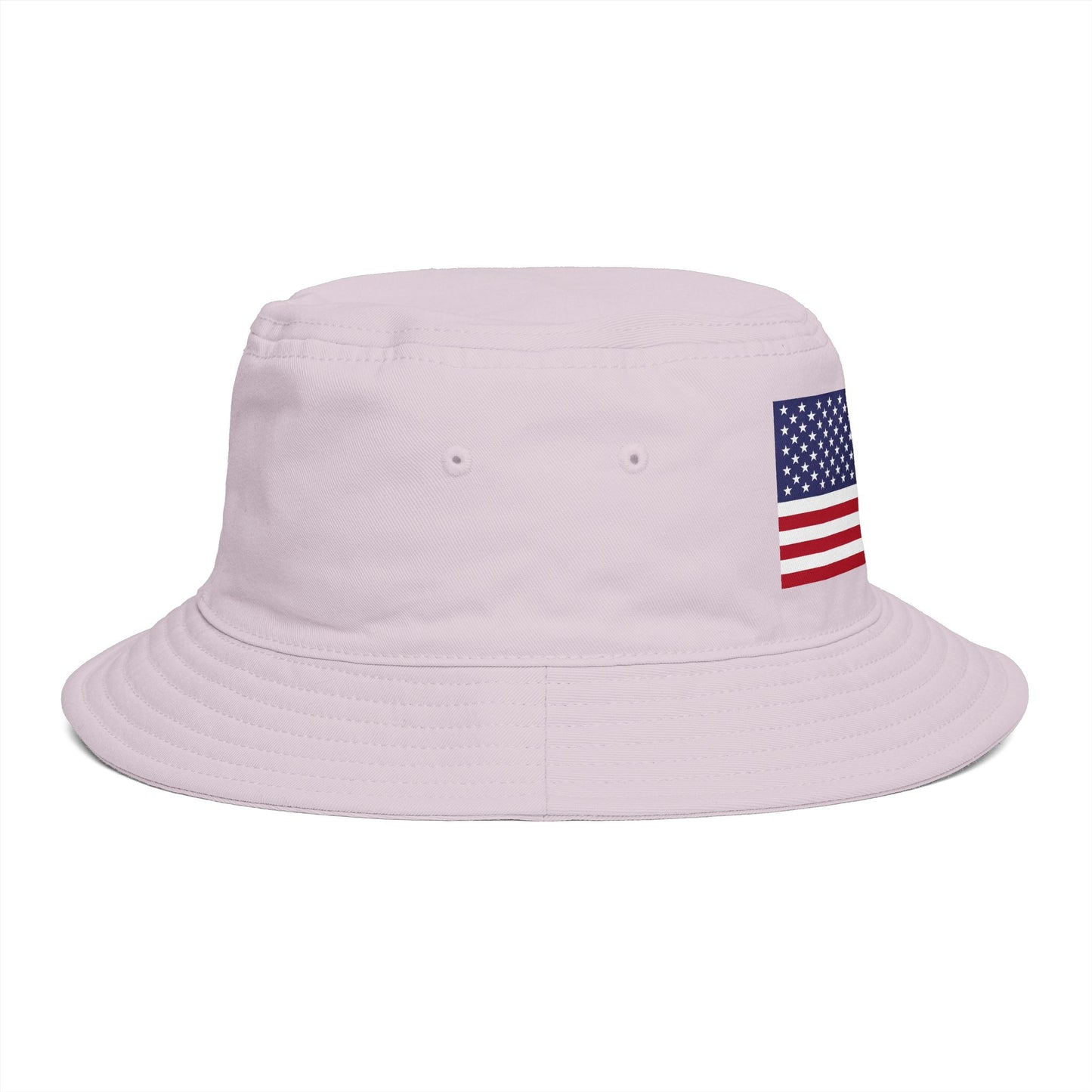 American Flag Bucket Hat — Patriotic USA Embroidered Sun Hat