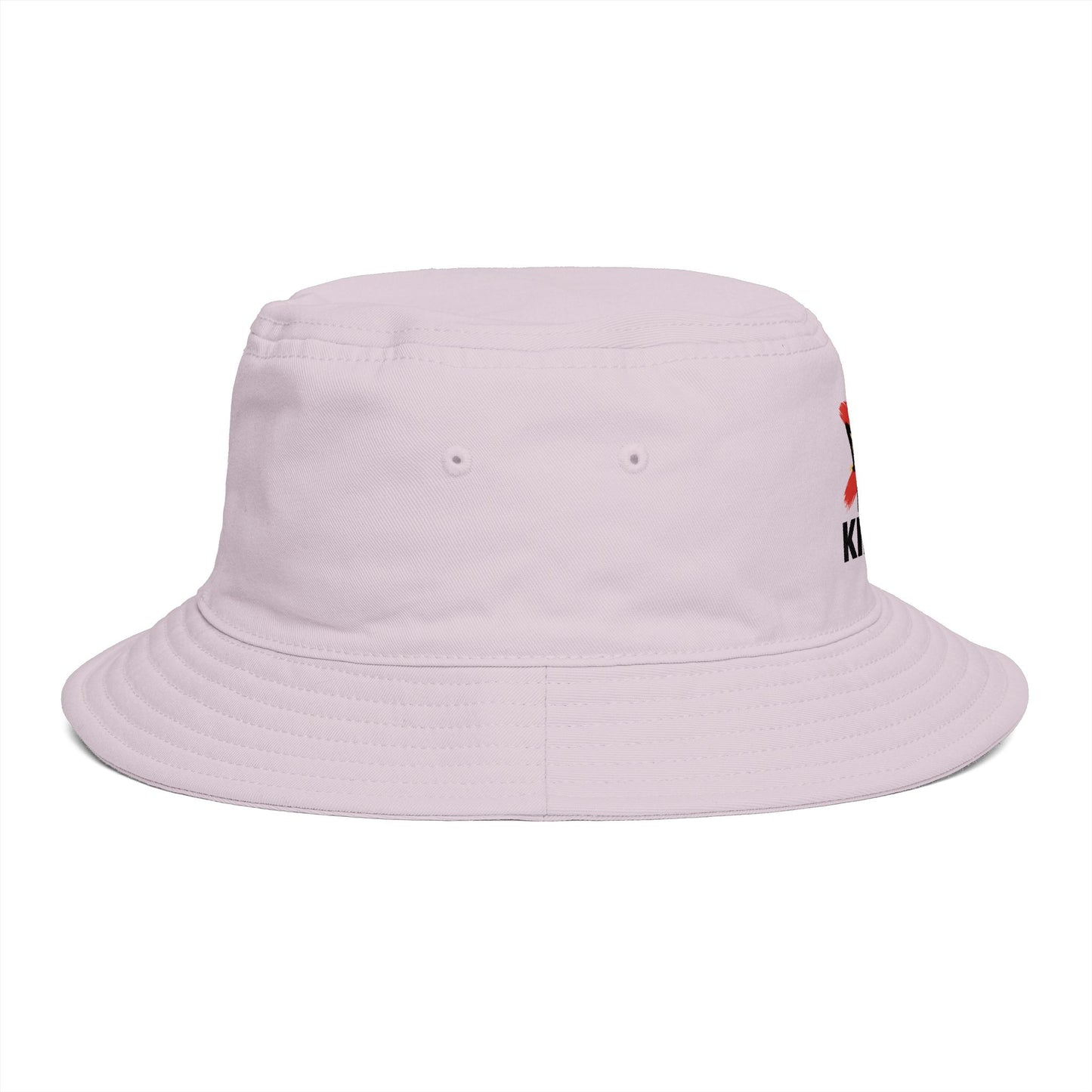 No Kings Bucket Hat — Rebellious Crown Graphic Cotton Bucket Hat