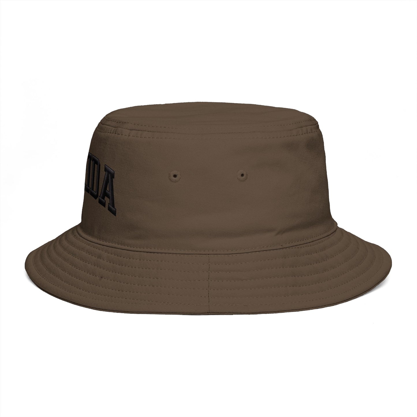 Florida Embroidered Bucket Hat — Retro Collegiate Sun Hat Hats Printify