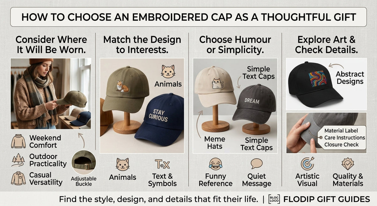 How to Choose an Embroidered Cap as a Thoughtful Gift