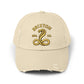 Distressed Brixton Cobra Cap — Vintage Embroidered Snake Hat Hats Printify Stone One size