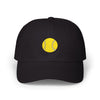 Tennis Ball Dad Cap — Minimal Embroidered Sports Hat Hats Printify Black One size