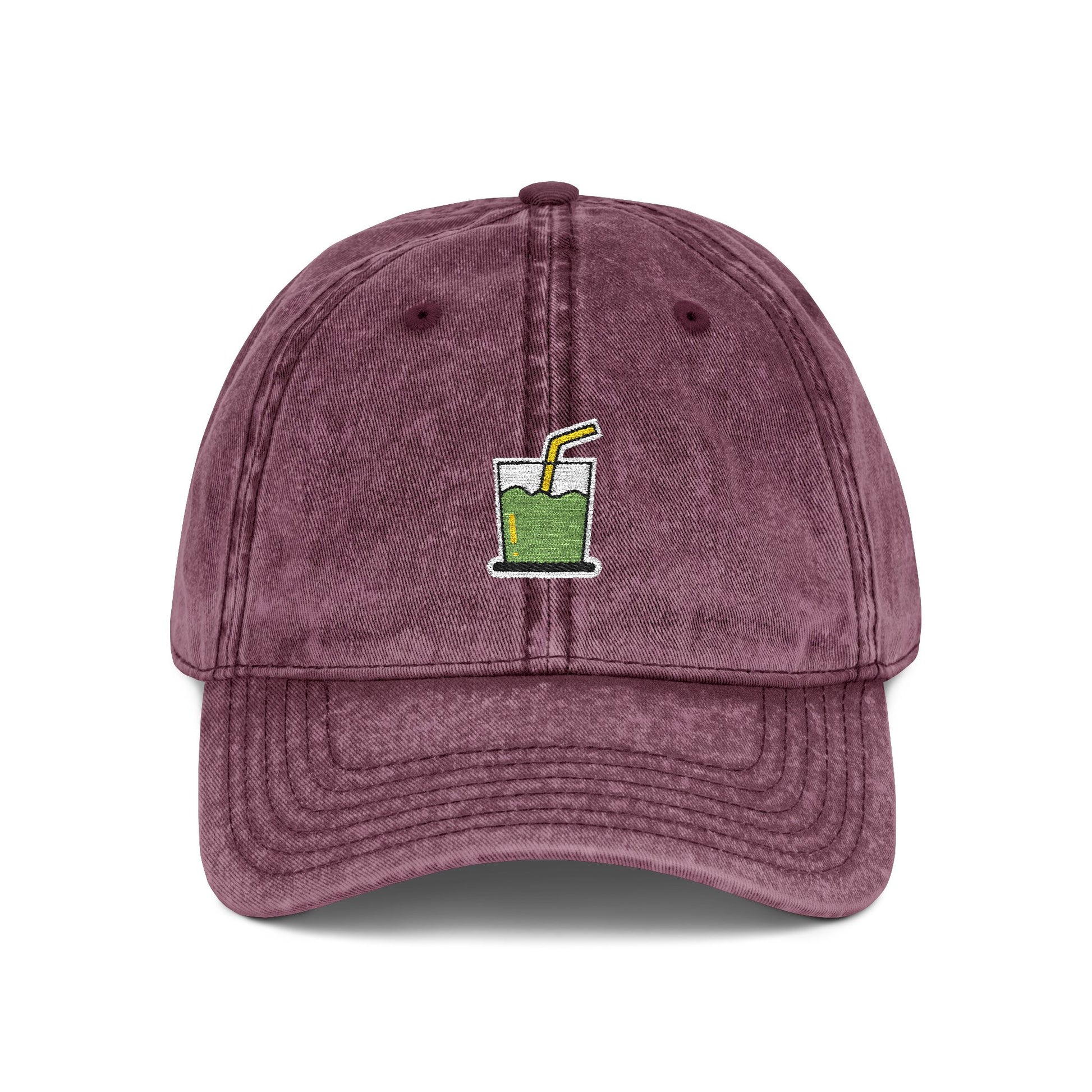 Vintage Cap (Embroidery) Hats Printify One size Maroon