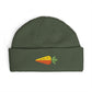 Embroidered Carrot Cuff Beanie Hats Printify One size Cypress