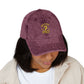 Vintage Embroidered Cap — Retro Snake Logo Dad Hat