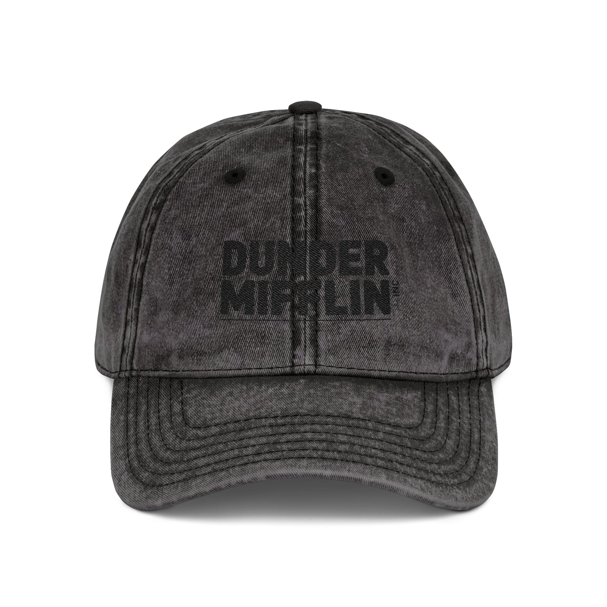 Vintage Cap (Embroidery) Hats Printify One size Black