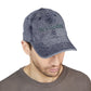 He’s Golfing Embroidered Vintage Cap — Washed Red Golf Dad Hat
