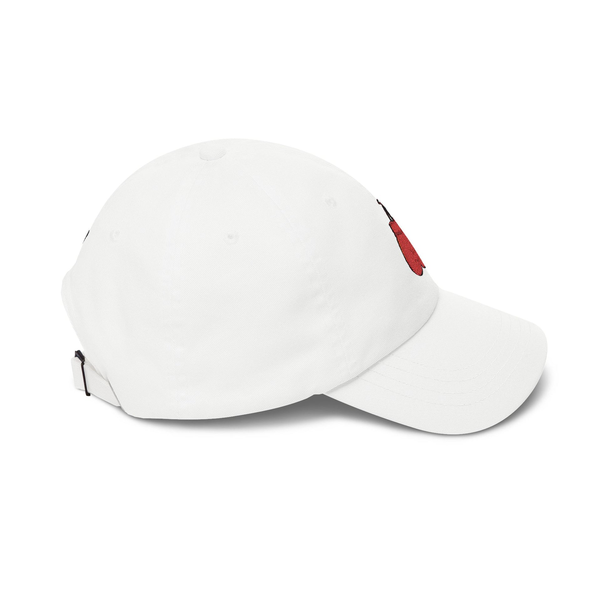 Dad Cap with Red Boxing Gloves Embroidery – Vintage Sports Baseball Hat Hats Printify