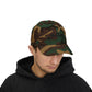 Dad Cap – 'DRUNK' Arch Embroidered White Baseball Hat