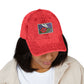 Vintage Embroidered Floral Patch Cap Hats Printify
