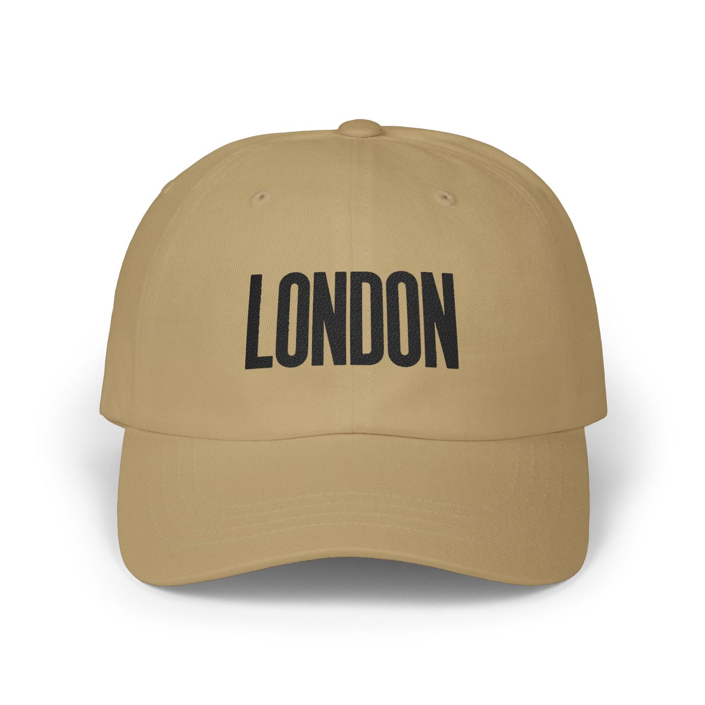 London Embroidered Dad Cap Hats Printify Khaki One size