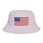 American Flag Bucket Hat — Patriotic USA Embroidered Sun Hat
