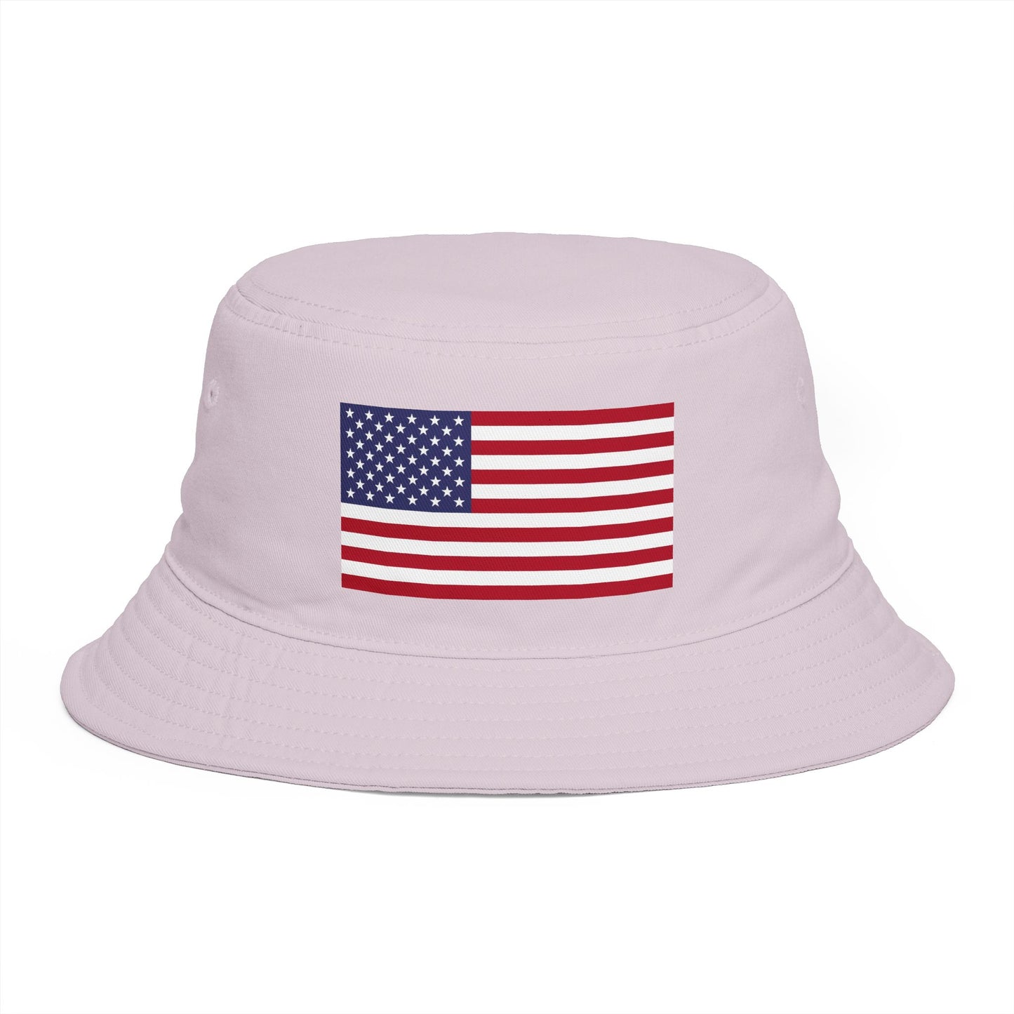 American Flag Bucket Hat — Patriotic USA Embroidered Sun Hat