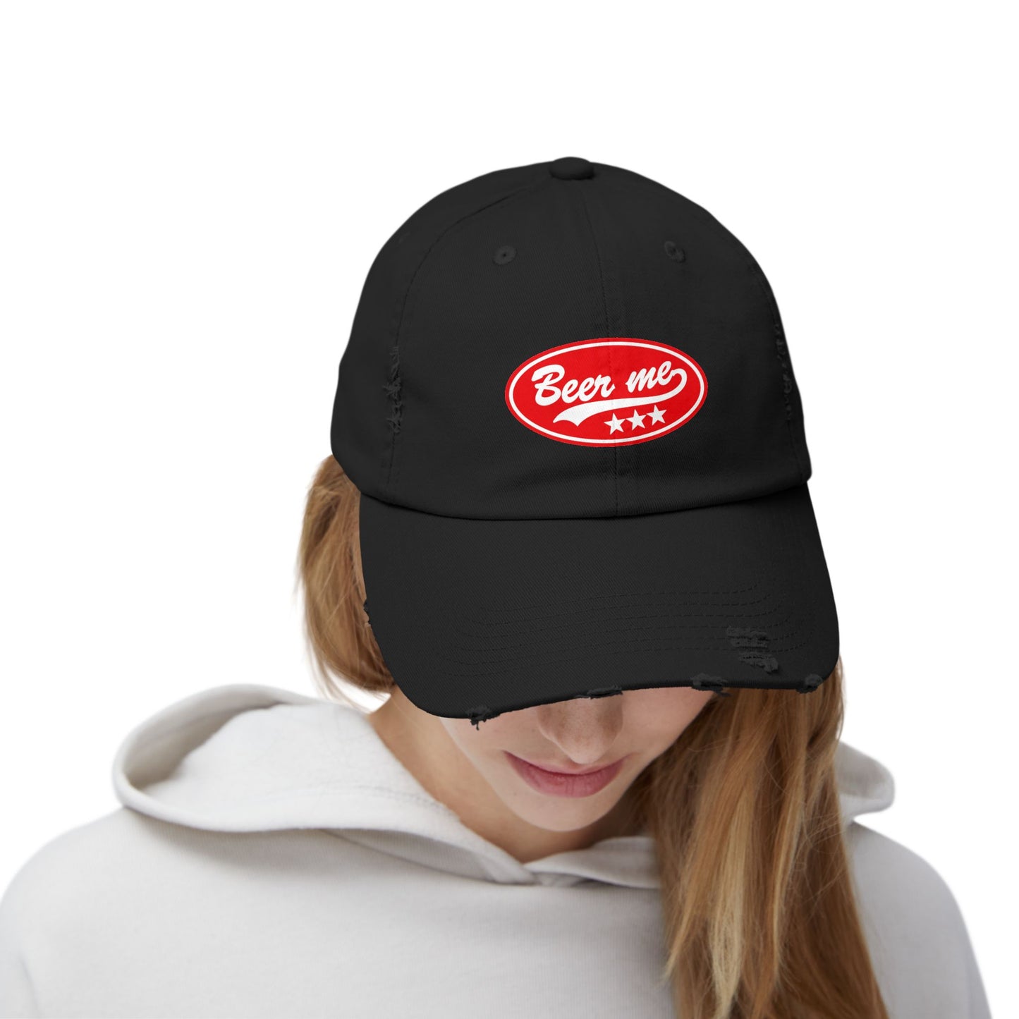 Beer Me Distressed Cap – Retro Patch Beer Hat for Brewers & Bar Fans