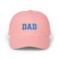 DAD Embroidered Classic Dad Cap – Vintage Varsity Baseball Hat for Fathers Hats Printify Pink One size