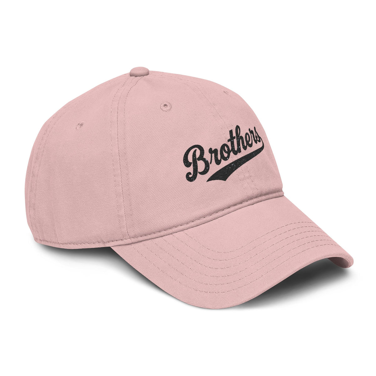 Brothers Embroidered Washed Baseball Cap