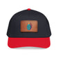 Leather Patch Baseball Cap — Retro Grenade Patch Hat