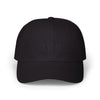 Crew Embroidered Dad Cap - Classic White Adjustable Baseball Hat Hats Printify Black One size