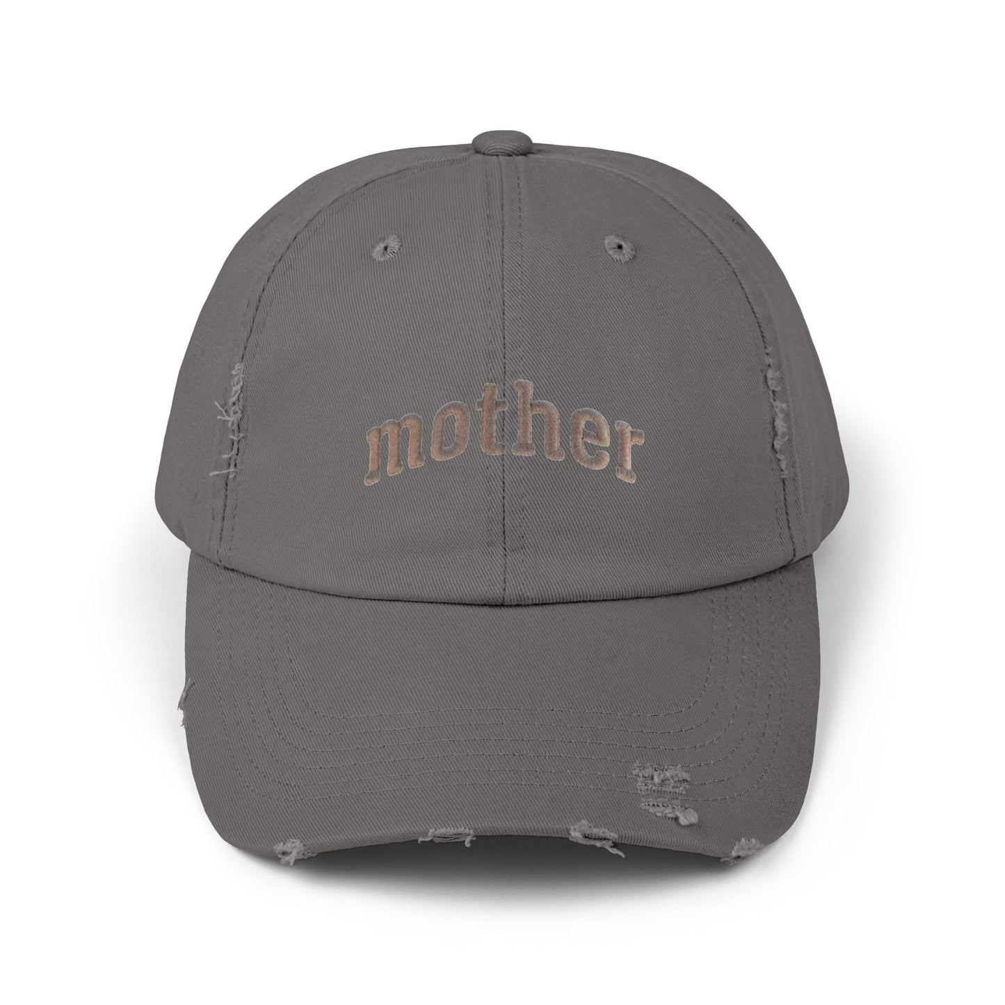 Mother Distressed Baseball Cap — Vintage Mom Hat, Casual Everyday Mom Gift