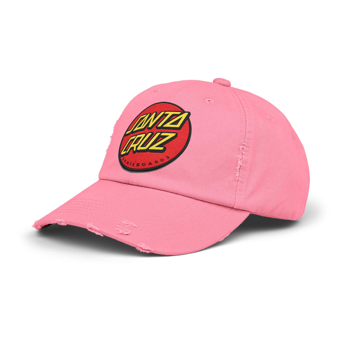 Santa Cruz Logo Distressed Cap – Vintage Skate Dad Hat