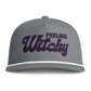 Feeling Witchy Rope Cap – Halloween Embroidered Hat Hats Printify Granite Adjustable