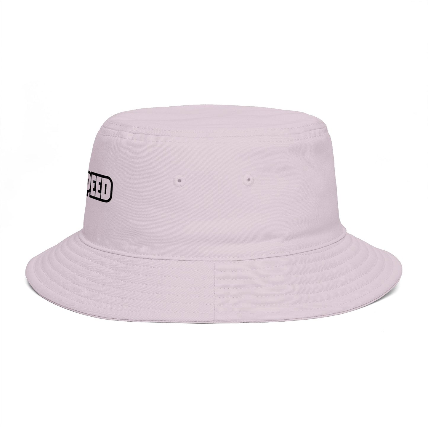 Godspeed Bucket Hat — Retro Script Embroidered Brown Sun Hat