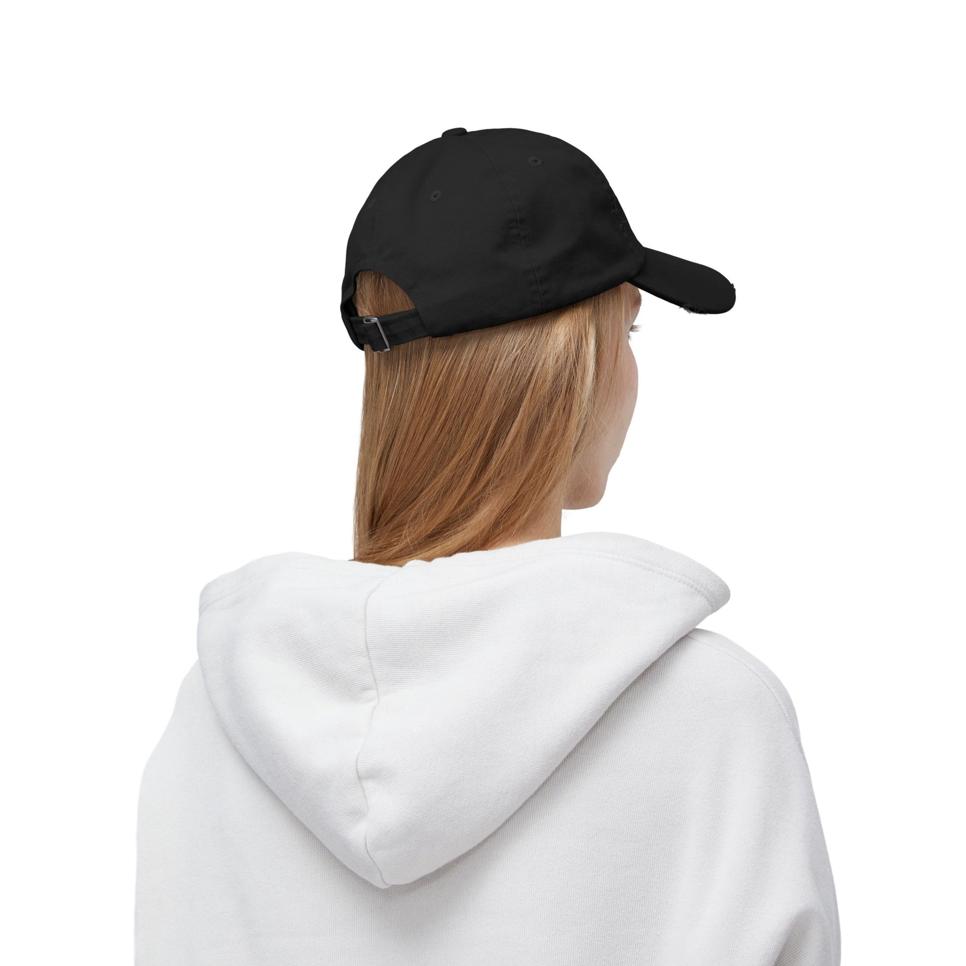 Santa Cruz Logo Distressed Cap – Vintage Skate Dad Hat Hats Printify