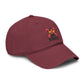 No Kings Washed Baseball Cap — Distressed Crown Embroidered Hat