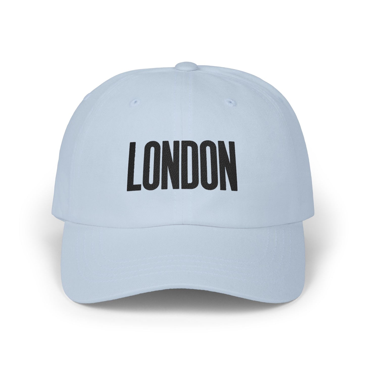 London Embroidered Dad Cap Hats Printify Light Blue One size