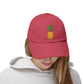 Distressed Pineapple Cap — Retro Embroidered Fruit Hat