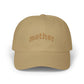 Mother Embroidered Dad Cap — Casual White Baseball Hat for Moms, Mother's Day Gift