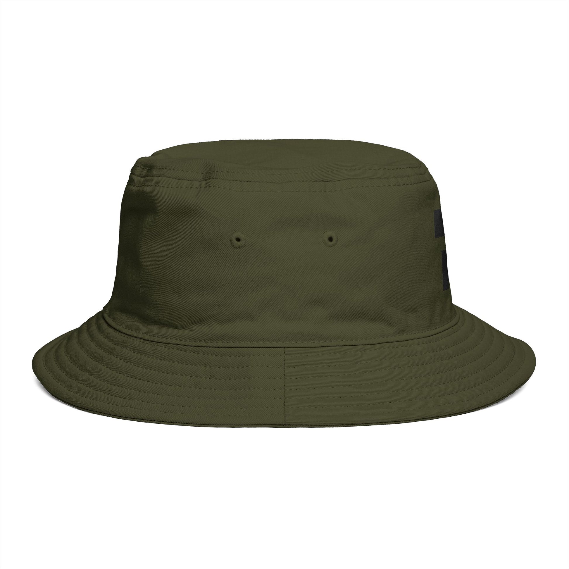 Pixel Creeper Face Bucket Hat | Gamer Minecraft Inspired Hat Hats Printify