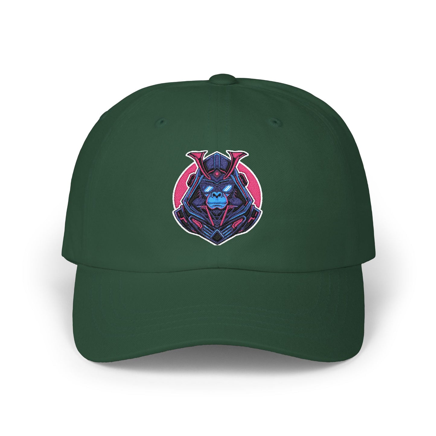 Dad Cap — Cyber Samurai Embroidered Logo Hat Hats Printify Spruce One size