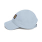 Dad Cap with Embroidered '130' Patch – Classic White Baseball Hat
