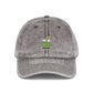 Vintage Cap (Embroidery) Hats Printify One size Charcoal Grey