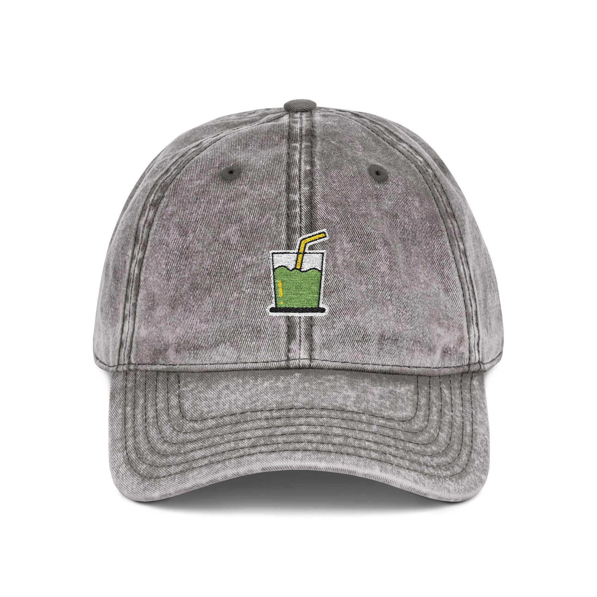 Vintage Cap (Embroidery) Hats Printify One size Charcoal Grey