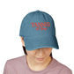 Tanned & Tipsy Embroidered Hat — Casual Denim Cap for Beach Days & Vacations