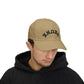 Dad Cap – 'DRUNK' Arch Embroidered White Baseball Hat