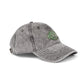 Vintage Embroidered Cap - Retro Green Crest Logo Dad Hat Hats Printify