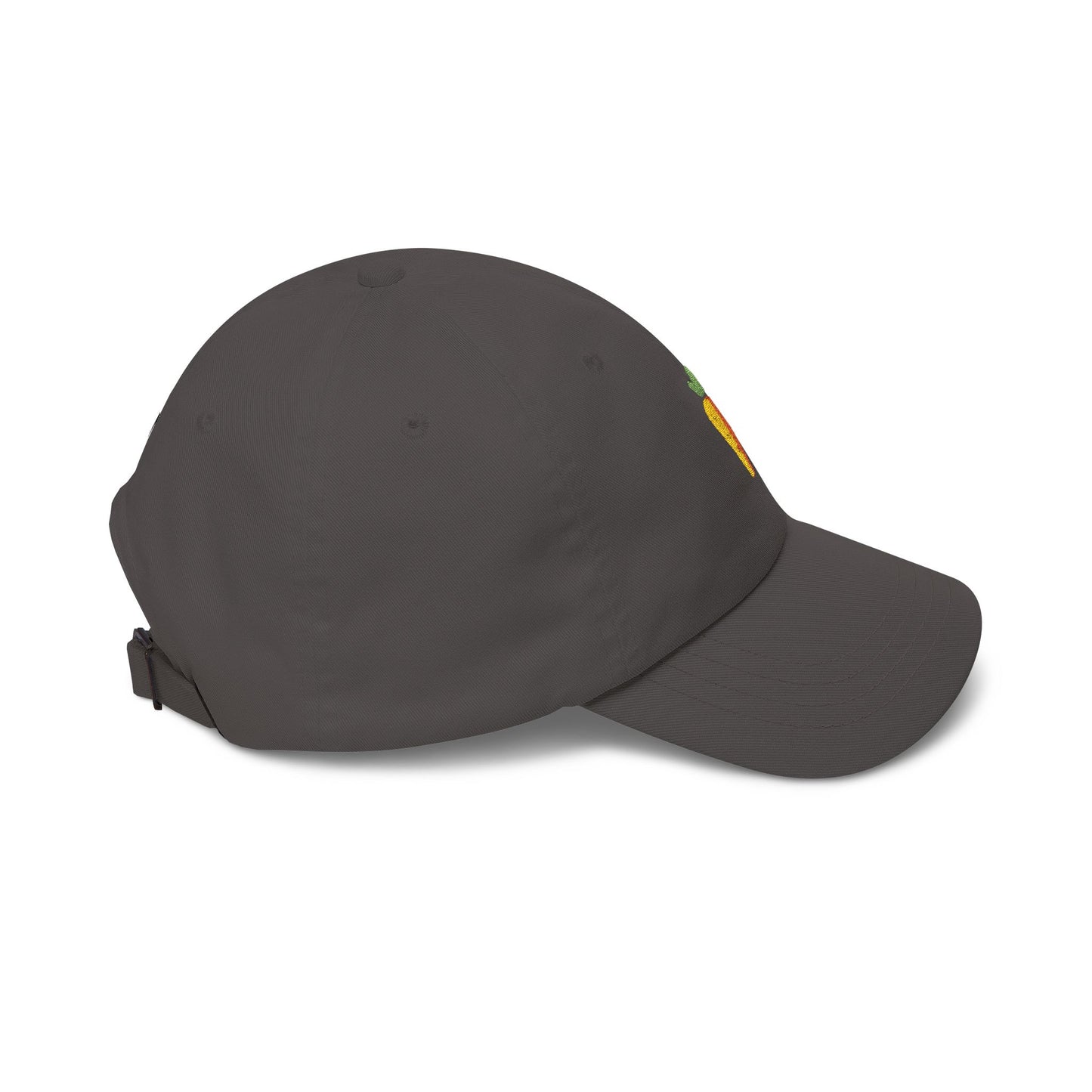 Carrot Embroidered Dad Cap — Minimal Vegetable Baseball Hat
