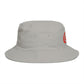 Cola Logo Brown Bucket Hat – Retro Soda-Inspired Summer Hat