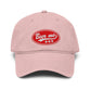 Beer Me Baseball Cap — Vintage Washed Hat with Red Patch