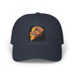 Dad Cap — Embroidered Fiery Lion Patch Baseball Hat Hats Printify One size Navy