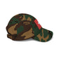 Dad Cap with Swiss Flag Embroidered Patch — Classic White Adjustable Hat Hats Printify