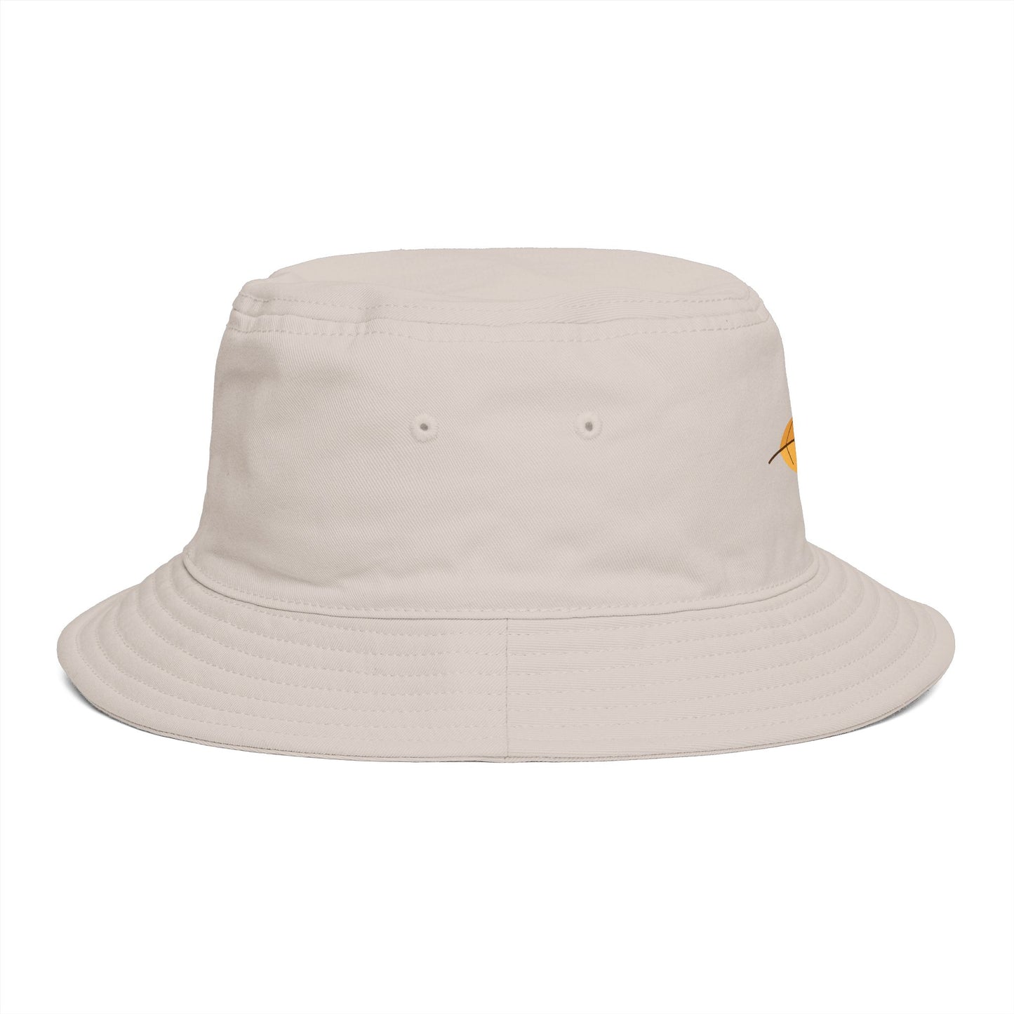 Autumn Leaf Bucket Hat — Brown Fall Outdoor Sun Hat