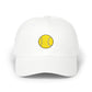 Tennis Ball Dad Cap — Minimal Embroidered Sports Hat Hats Printify White One size