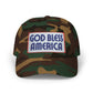 God Bless America Dad Cap — Patriotic Embroidered Baseball Hat