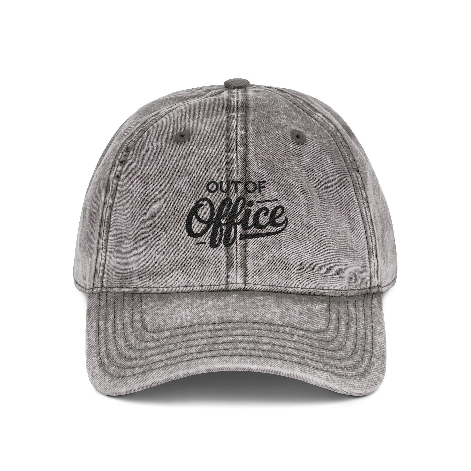 Vintage Cap (Embroidery) Hats Printify One size Charcoal Grey